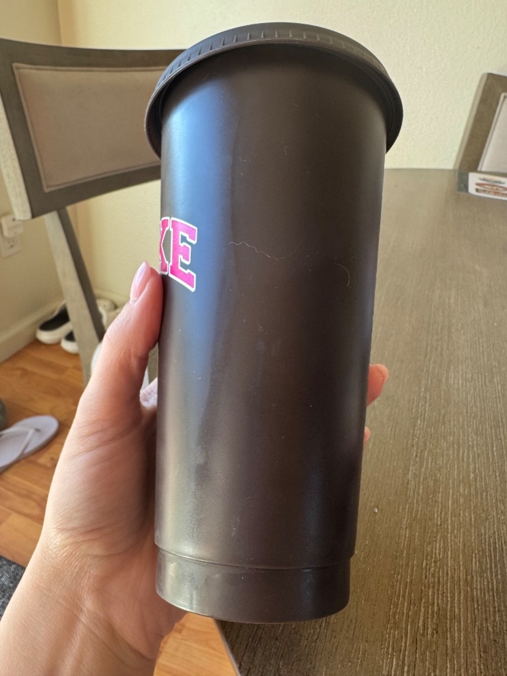 LIMITED EDITION PARKE X DUNKIN COLLAB NEW Reusable Tumbler Cup Espresso Brown - Picture 9 of 9